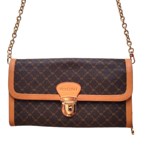 RR RIONI | Monogram Print Clutch - Picture 3 of 10